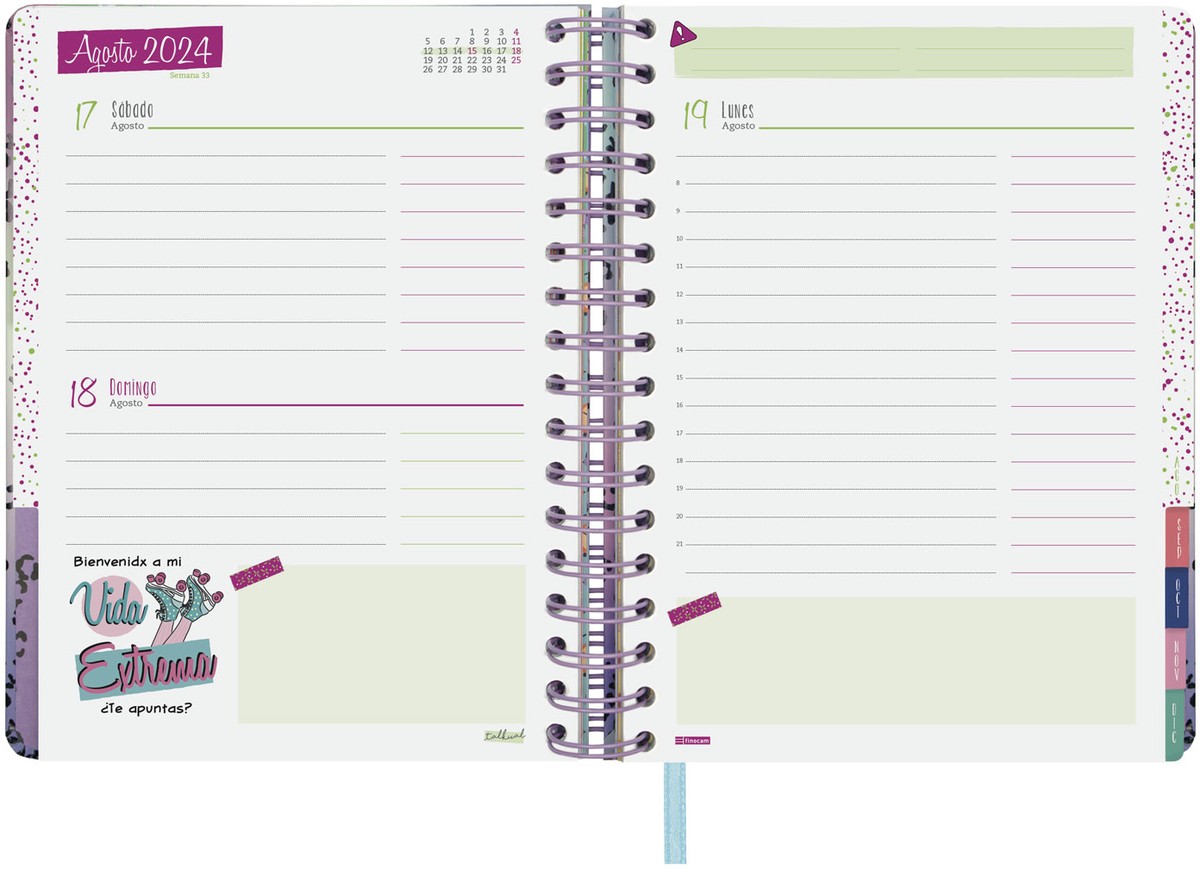 Agenda doble espiral Talkual 2024 4º-155x217 1 Día Página Shine FINOCAM