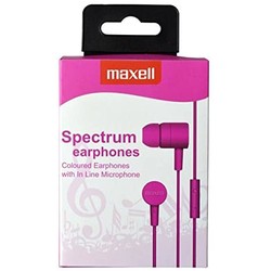 Auriculares Maxell Spectrum M533 Rosa con micrófono