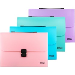 Maletín con 13 fundas Rosa pastel