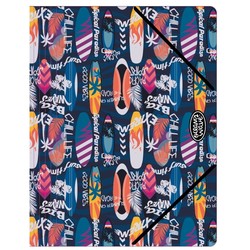 Carpeta Folio Polipropileno Gomas y Solapas Maverics