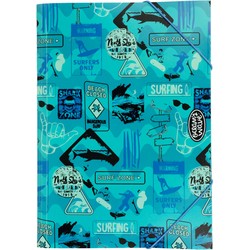 Carpeta Folio Polipropileno Gomas y Solapas Surf