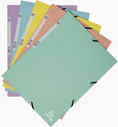 Carpeta con Gomas Carton A4 Aquarel Colores Surtidos          522149