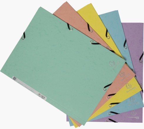 Carpeta con Gomas Carton A4 Aquarel Colores Surtidos          522149