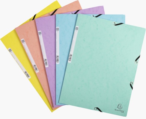 Carpeta con Gomas Carton A4 Aquarel Colores Surtidos          522149
